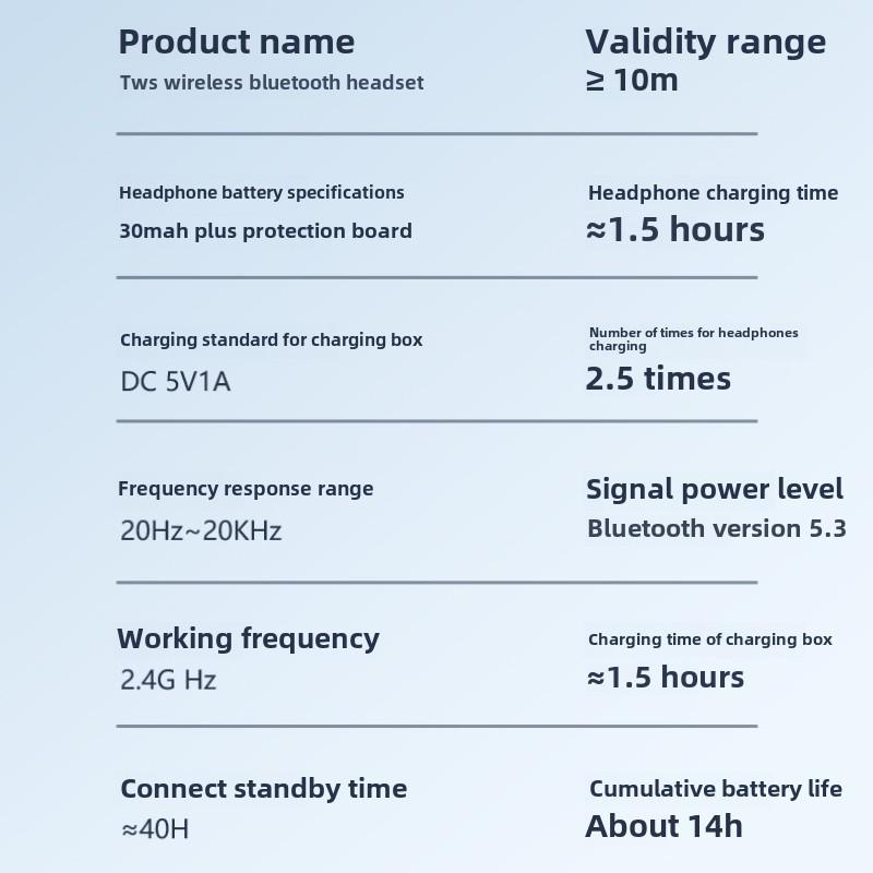 Беспроводная Bluetooth-гарнитура с цифровым дисплеем, сверхдолговечна, удобная, без задержек, с шумоподавлением, универсальная игровая TWS-гарнитура