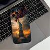 Америка США Флаг Статуя Свободы Чехол для телефона Для iPhone 17,16,15,14,13,12,11 Plus,Pro Max,XS,Мягкий силиконовый Черный чехол