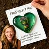 Yousheng Resist Frog Pocket Hug with Positive Card Emotional Support Love Heart Frog Pocket Token Decoration Inspirational Encouragement Gift