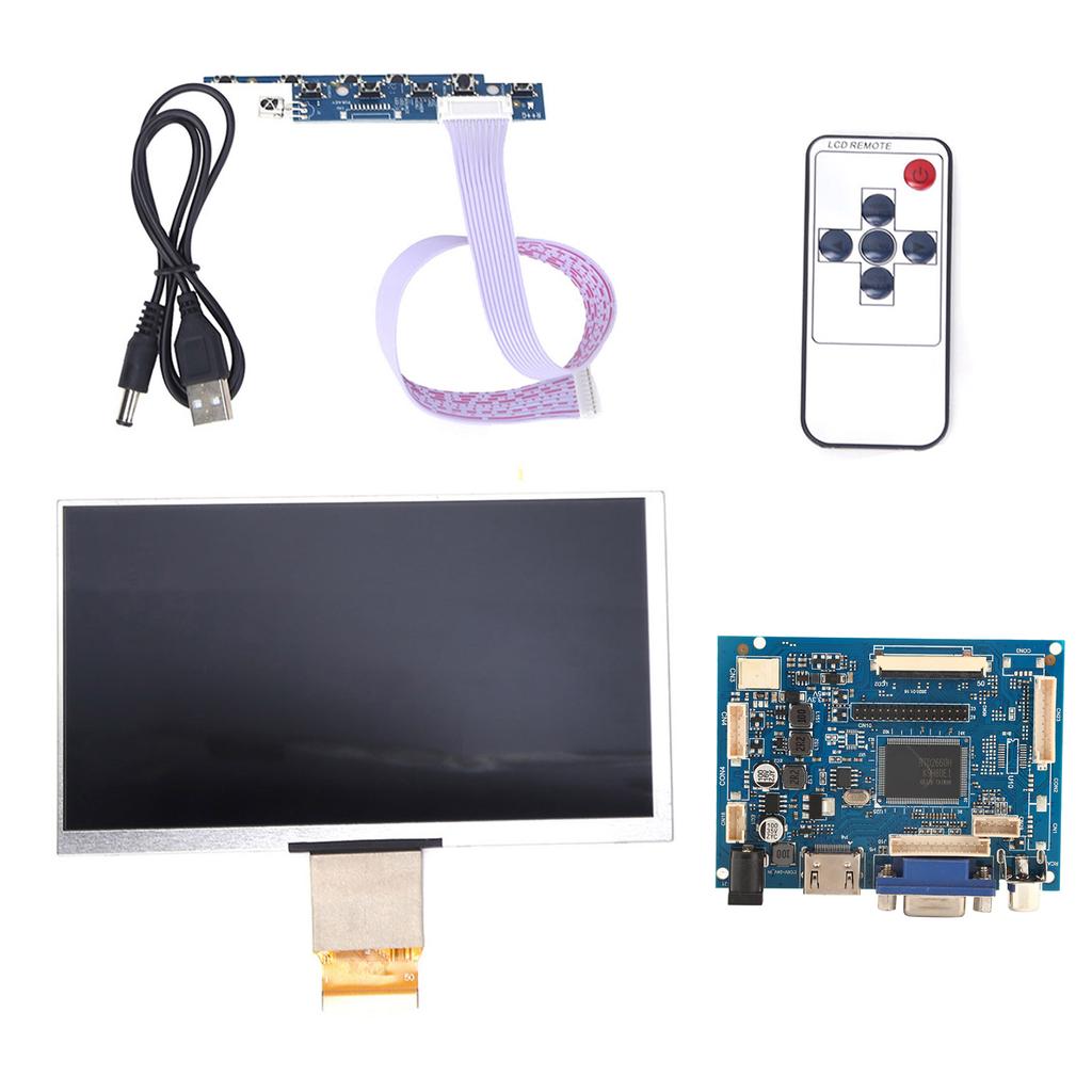 7-дюймовый ЖК-дисплей TFT 1024*600 HDMI VGA монитор экран комплект для Raspberry Pi 32
