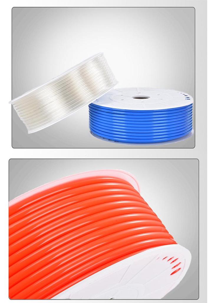 In Stock High-Pressure Transparent PU Air Hose for Air Compressors 4/6/8/10/12mm - Durable Pneumatic Woodworking Hose