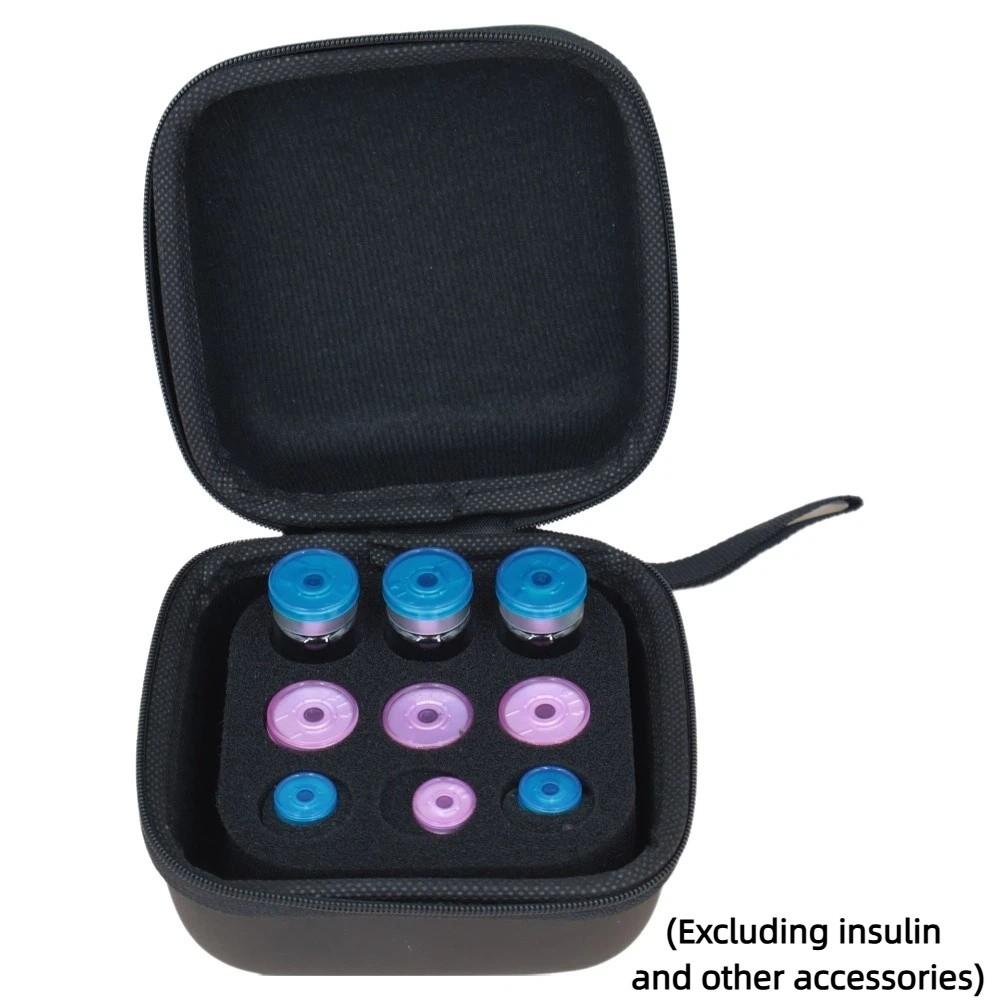 Waterproof Insulin Vial Protector Multiple Slots Essential Oils Carrying Box Travel Use