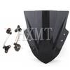 Motorcycle Windshield Windscreen With adjustable bracket Wind Screen For Yamaha MT125 FZ1 FZ6 FZ8 FZ8N XJ6 MT-01 MT03 MT09 MT07