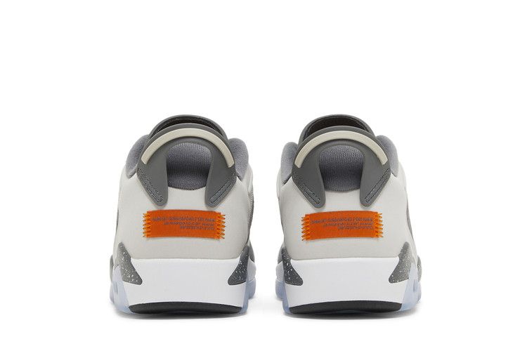 Men's Sneakers Jordan 6 Retro Low PSG (2023) Light Bone/Magma Orange-Iron Grey-White