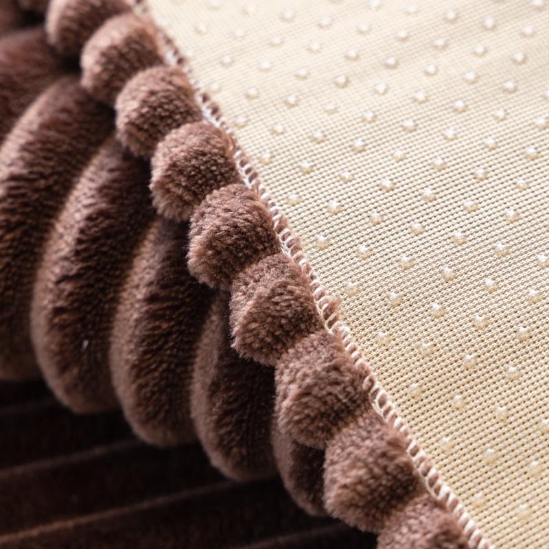 Имитация кролика плюшевая утолщенная зимняя диванная подушка нескользящая кожаная подушка для дивана тканевое полотенце