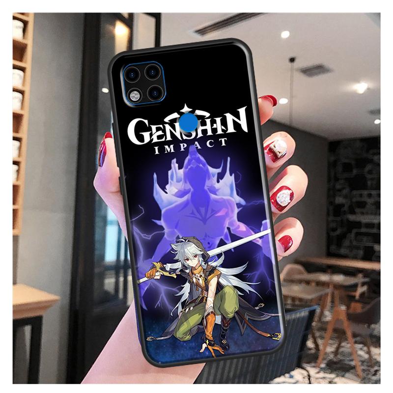 Мягкий чехол Razor Genshin Impact для Xiaomi Redmi Note 11 Pro Note 10 Pro Note 9 Pro 10S 9S 8T 9A 9C 9T