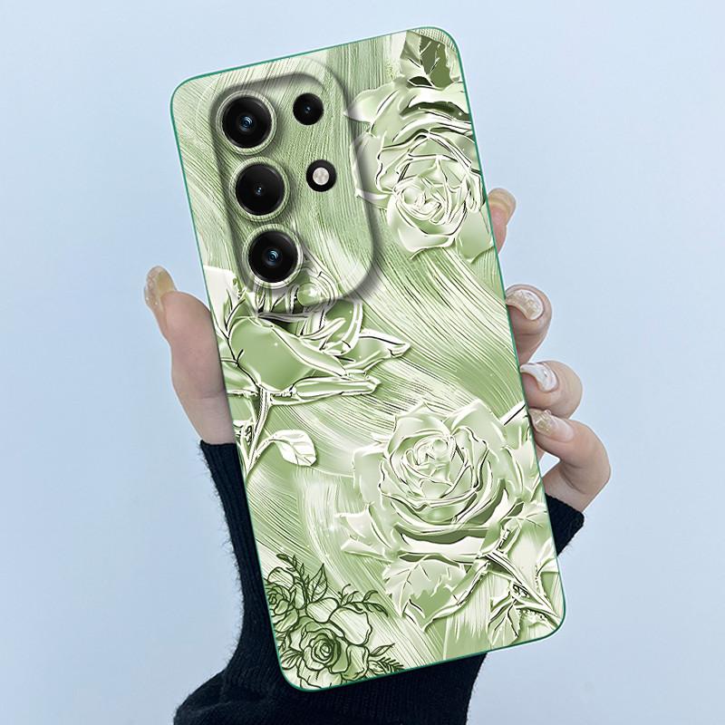 Чехол для Itel S26 Ultra Super 26 Ultra S688LN, имитация масляной живописи, цветочный узор, силиконовый мягкий чехол, новый противоударный задний чехол.
