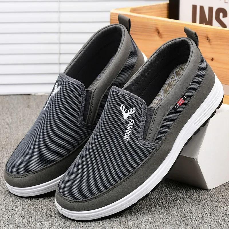 Men Casual Sneakers New Lightweight Male Tennis Shoes Men Sneakers Soft Mesh Casual Shoes Outdoor Anti-Slip Shoes 2025