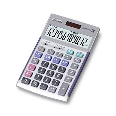 Casio Профессиональный калькулятор 12 цифр Функция проверки Просто введите Серебристый JS-20WKA-SR-N Зеленый Закон о закупках Соответствует Эко-маркировка Сертифицированный Офисный