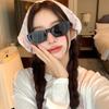 Солнцезащитные очки «кошачий глаз» для женщин, высококачественная многоугольная оправа, солнцезащитные очки с ежегодной защитой от УФ-излучения