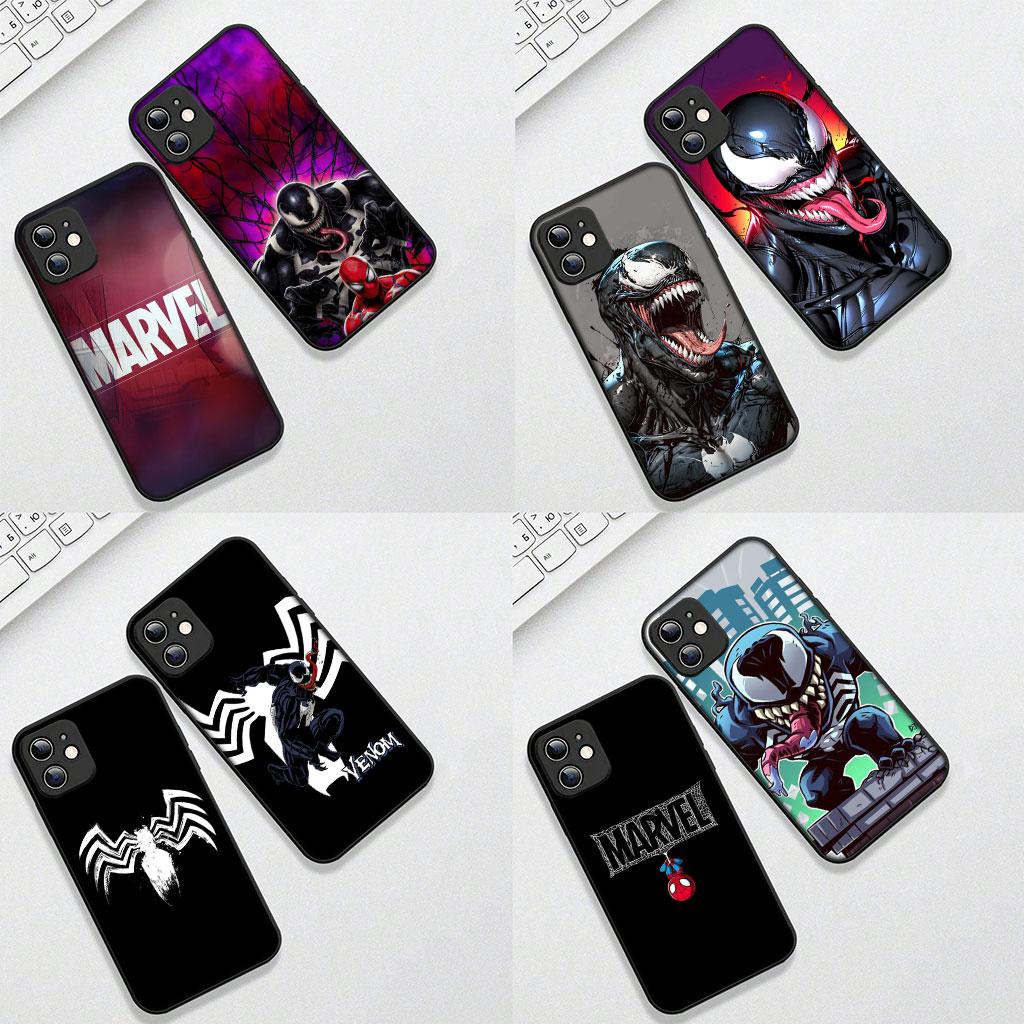 Чехол для телефона Venom Marvel Poster для Samsung Galaxy S22 S21 S20 FE Ultra Plus A35 A36 A55 A37 A33 A34 A57 Мягкий чехол