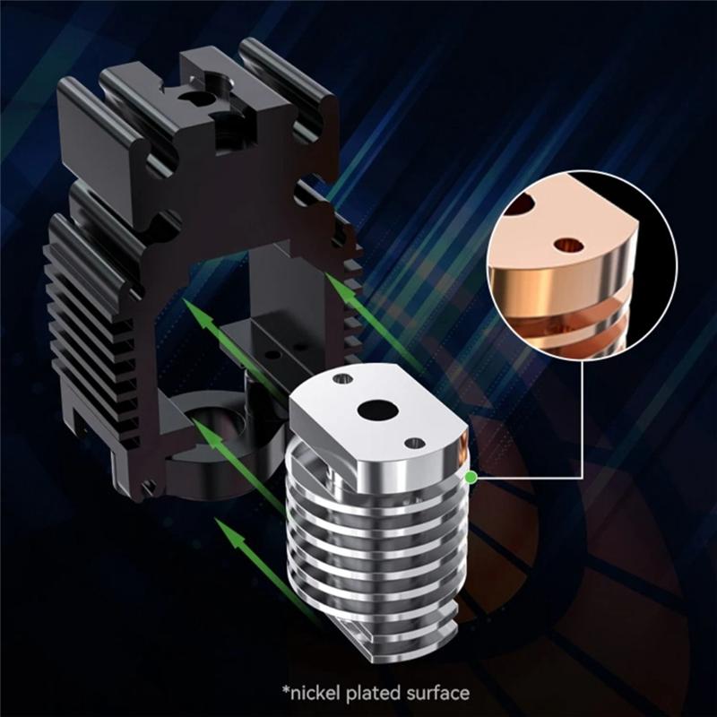 Лучшие предложения на комплект нагревательного блока Creality Ender-3 V3 SE/KE - 60 Вт, быстросменное сопло 0,4 мм, запасные части для 3D-принтера