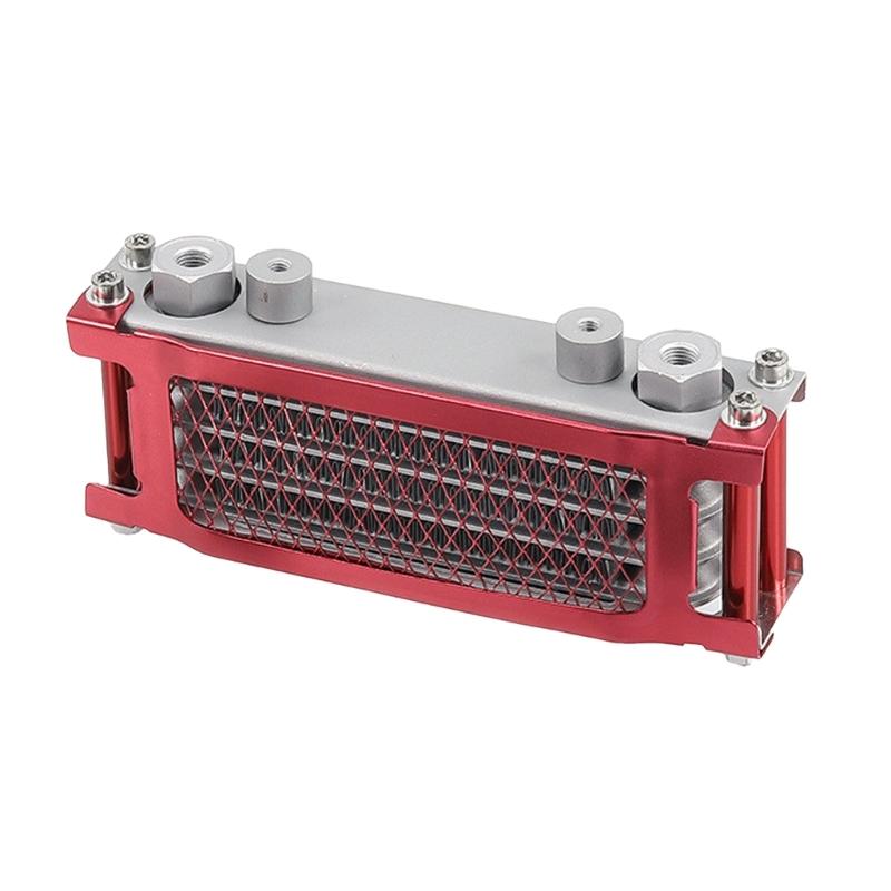 Радиатор охлаждения масла из алюминия для мотокросса, радиатор масляного охлаждения мотоцикла для 50-140 куб. см, универсальный комплект радиатора для грязи