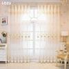 1 шт. LOZUJOJU Французское роскошное кружево с рельефной вышивкой, полупрозрачная тюлевая занавеска высотой 260 см для гостиной, спальни, украшения окна, домашнего декора