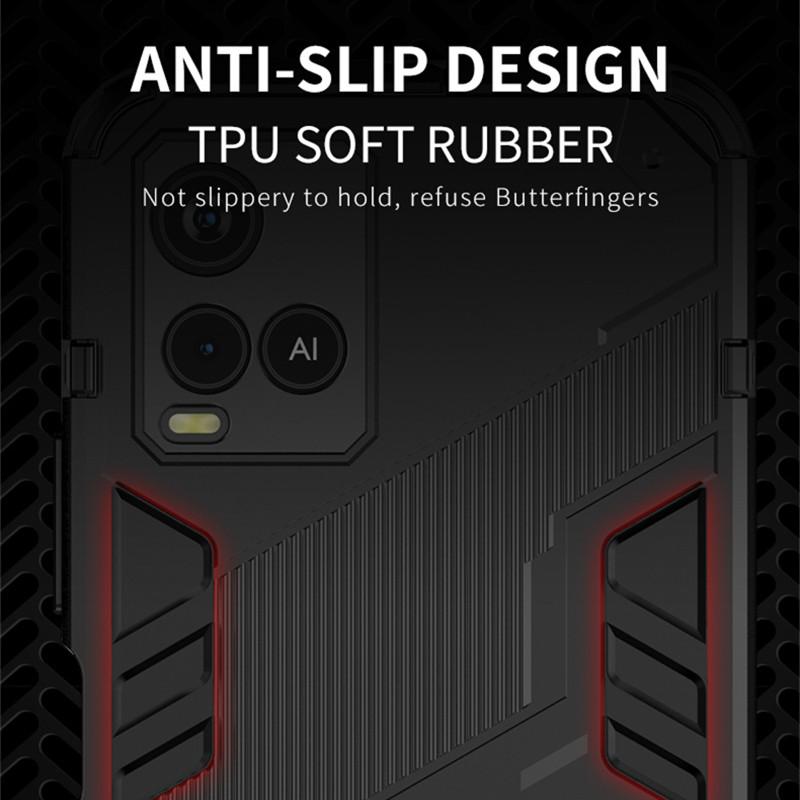 Для Vivo Y33S чехол для Vivo Y33S Capas PC задняя противоударный держатель бампера для телефона подставка чехол для Vivo Y33S Y 33 S Fundas