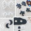 Лунное Цветущее Коралловое Неправильное Арочное Форма Пластиковый Резак из Полимерной Глины Ручной работы Пластиковый Керамический Резак для Форм Украшений и Серёг