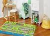Tapis Enfant - MANI TEXTILE - City - 80x150 cm - Antidérapant - Lavable en machine
