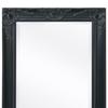 Vidaxl Lustro Ścienne W Stylu Barokowym 100X50 Cm, Czarne