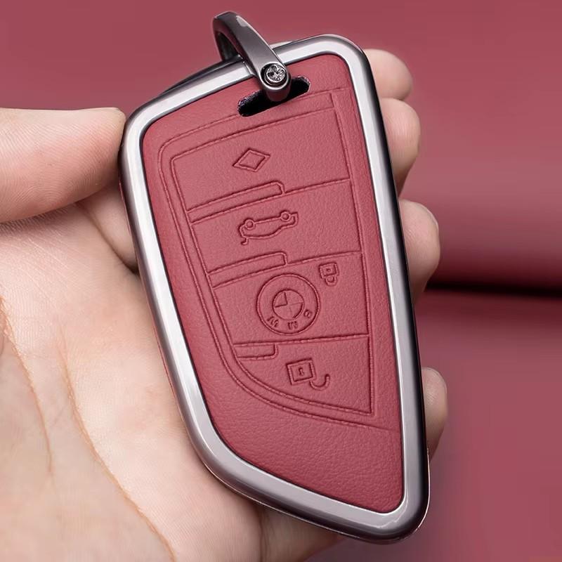Zinc Alloy BMW Car Key Cover Auto Key Case Keychain For BMW Series i3 i4 F48 F39 F25 F26 F15 F16 G08 G30 G20 F01 F02 F06 F13 X1 VM4