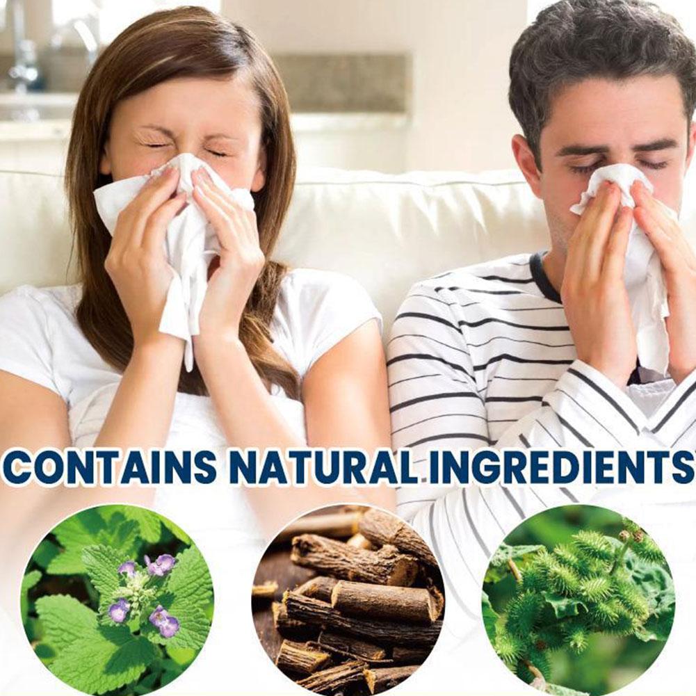 Натуральный травяной назальный спрей для уменьшения храпа, очищения и увлажнения носа 1.01 унции Назальный спрей Дыши Хорошо Спи