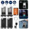 V3 Bright EDC Flashlight Mini Keychain 4000LM Super Bright Multifunctional LED Torch USB Rechargeable Waterproof Camping Lantern