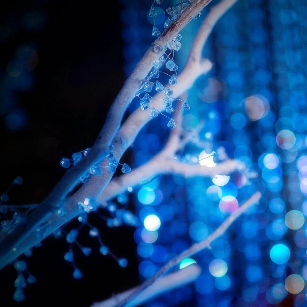 1.2M Crystal Ball Beads Strands Wedding Venue Layout Hanging Crystal Glass Bead Curtain For Wedding Christmas Tree Decor