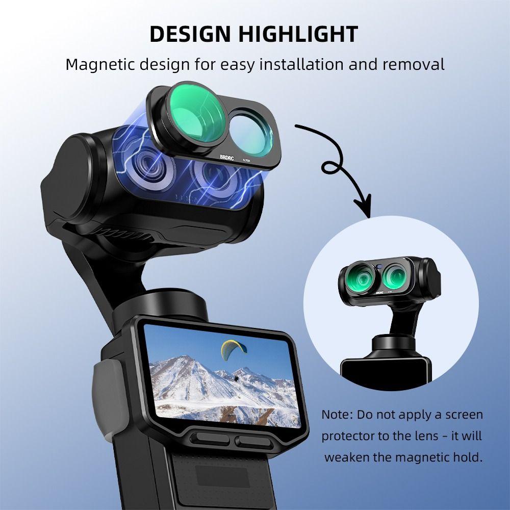 FOV to 115° Wide-angle Lens for Insta360 Luna Ultra Gimbal Camera Accessories