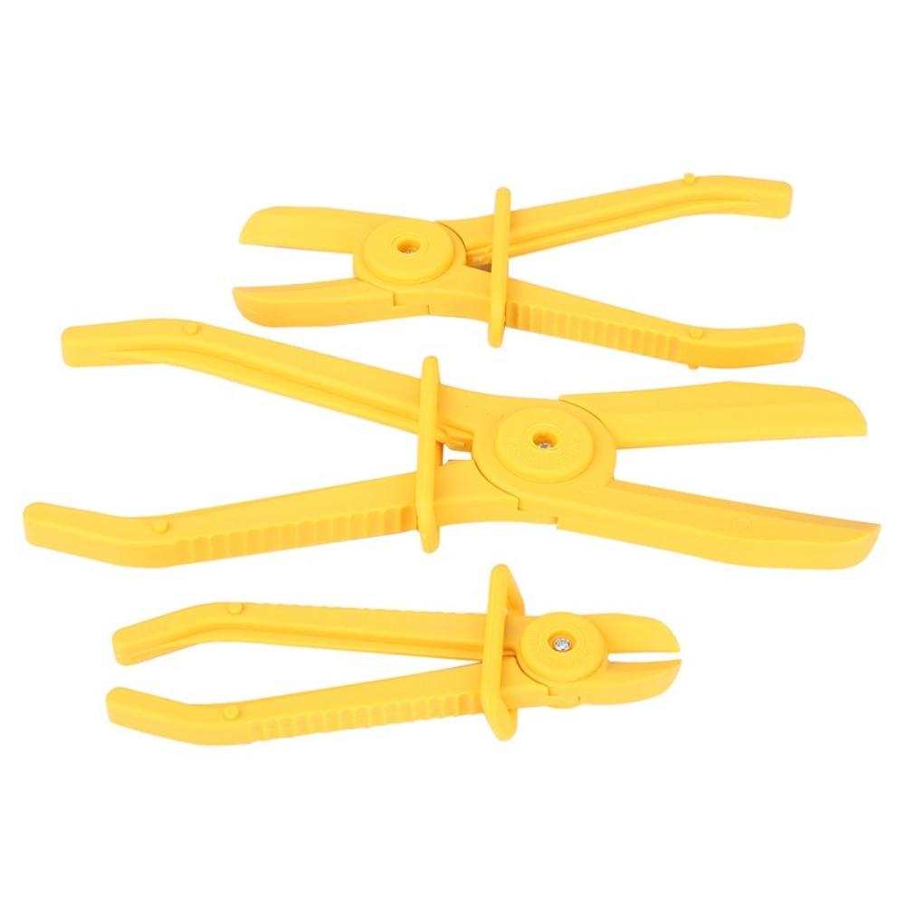 3 шт. портативные практичные тормозные топливные и водяные хомуты, плоскогубцы, набор ручных инструментов