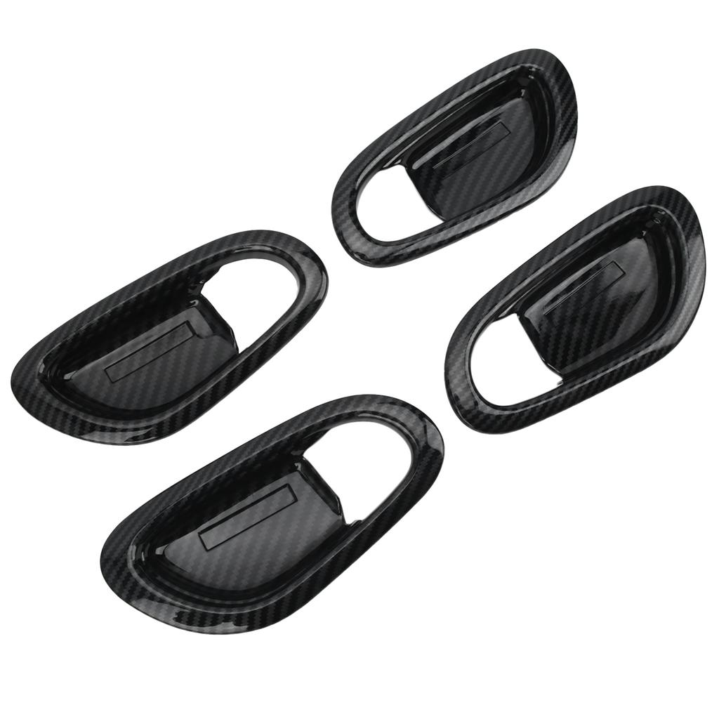 Внутренняя накладка на ручку двери, отделка из углеродного волокна, подходит для Nissan Navara Frontier NP300