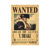 1 Piece Anime Luffy Gear 5 Bounty Wanted Posters Nika Zoro Ace Shanks Straw Hat Pirates Home Decor Craft Paper