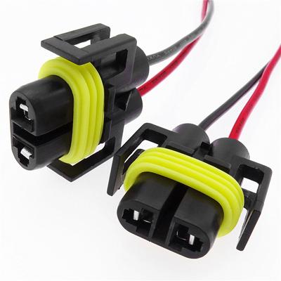 1 шт. для H8 H11, провод с гнездом 9005 HB3 9006 HB4, проводка фар автомобиля, жгут проводов, противотуманная фара, цоколь лампы, кронштейн, адаптер, аксессуары