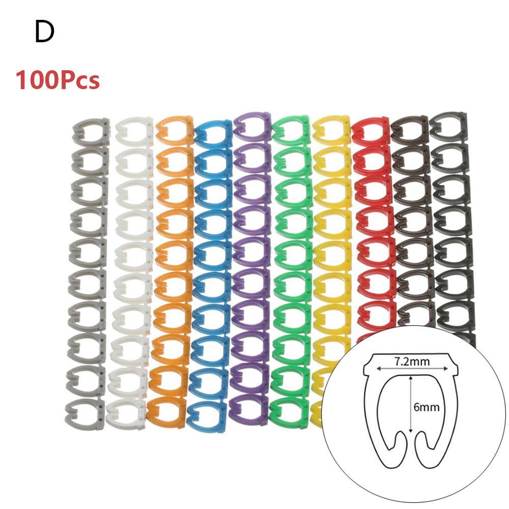 C-Type Network Marker Tool Waterproof Tag Box Cable Labels Fiber Organizers Identification Sign