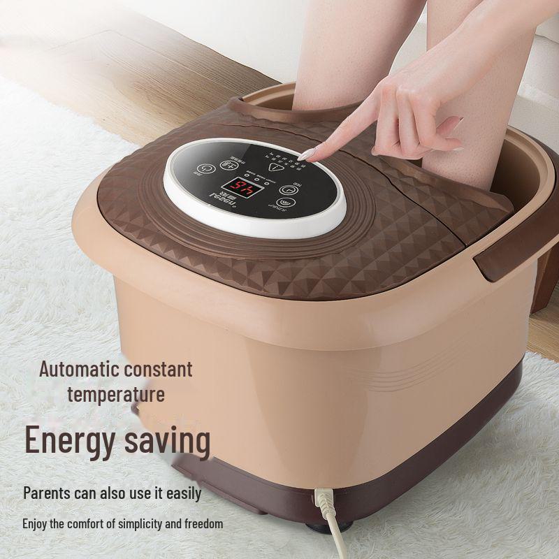 Подогреваемая ванна для ног с роликовым массажем и терапией красным светом