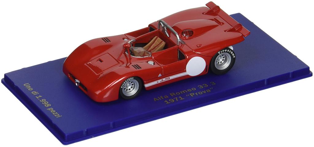 Alfa Romeo 33 Test Car 71 Red scale model (1/43 M47020)