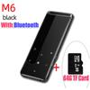 Bluetooth-compatible Lossless Mp3mp4  Player 10 Brightness Setting Mp5mp6 Walkman Fm Radio Ebook Voice Recorder Support Tf Card