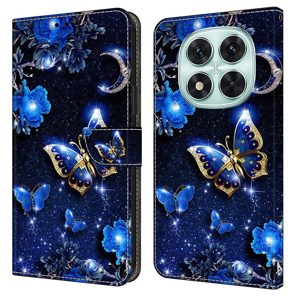 Кожаный чехол с рисунком для Xiaomi Redmi Note 14 Pro+ 5G, кошелек-подставка, откидная крышка для телефона