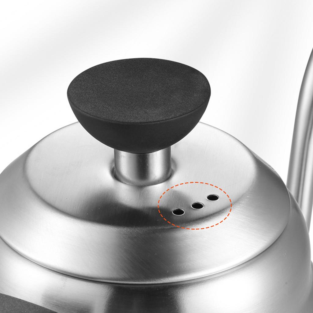 Чайник с гибким горлышком, чайник для заваривания кофе, чайник из нержавеющей стали для домашнего офиса, кофейни