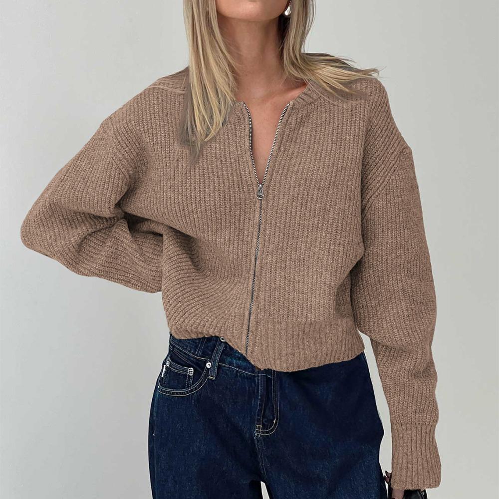 Casual Simple Long-sleeved Sweater Women's Clothing Autumn and Winter 2025