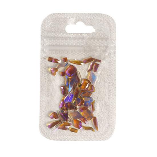 50 шт., стеклянные стразы для ногтей «Аврора», «сделай сам», стразы для дизайна ногтей, стразы с плоским дном, для потрясающего вечернего образа