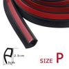 Insulation Dashboard Sealing Strip P Z D Shape Type Car Windshield Sealant Car Door Seal Strip