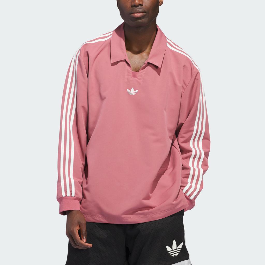 Adidas Рубашка поло Originals Rugby FW24 унисекс рубашки поло розовые IY7375