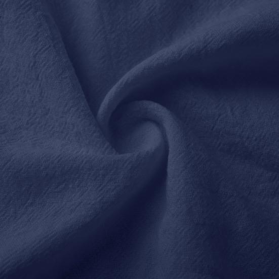 Женские укороченные брюки Эластичная высокая талия Прямые широкие брюки Повседневные брюки с карманами Однотонные