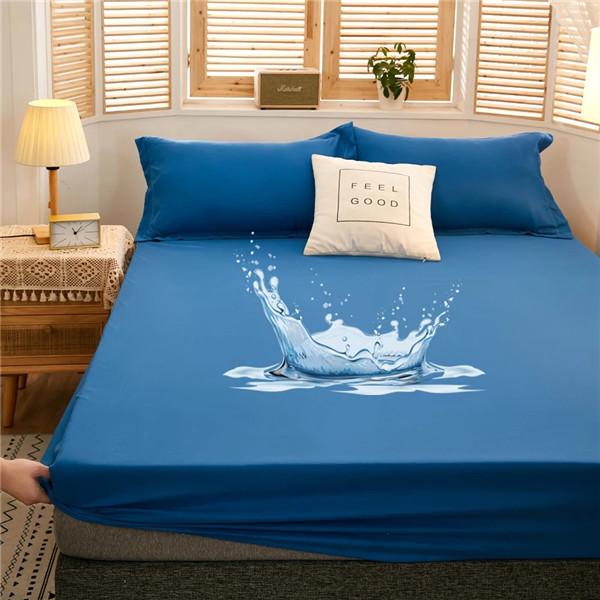 100% водонепроницаемая простыня, хлопковая простыня с резинками, нескользящие регулируемые наматрасники, защитный чехол для кровати