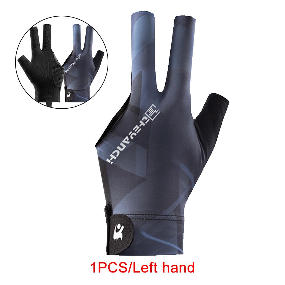 1 шт. Бильярдные перчатки на три пальца, тонкие, дышащие, с сетчатой поверхностью, с открытыми пальцами, бильярдные, силиконовые, нескользящие, для мужчин и женщин