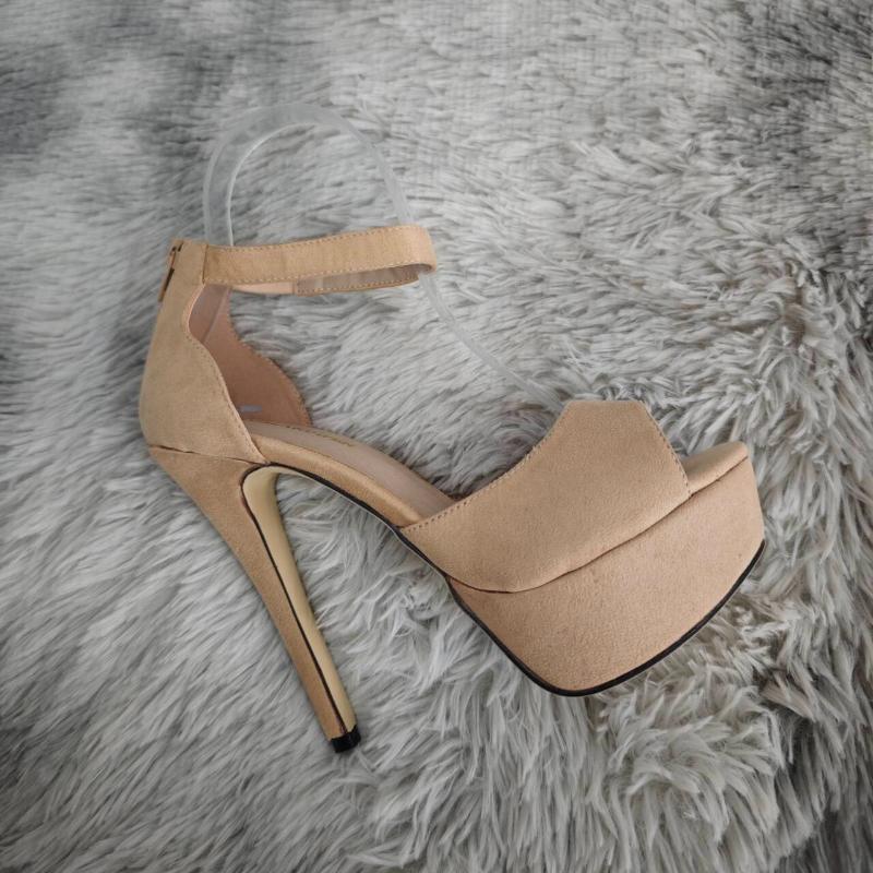 Женские босоножки на платформе 2025 года, летние сексуальные туфли для стриптиза на высоком каблуке 14 см, туфли на шпильке с ремешком на щиколотке, гладиаторские туфли для свадебной вечеринки