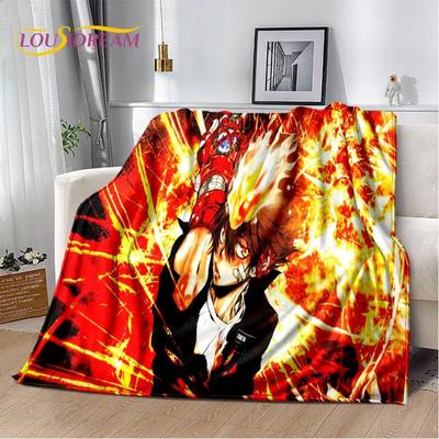 Мягкое плюшевое одеяло в стиле аниме «Учителя Hitman Reborn», фланелевое одеяло для гостиной, спальни, кровати, дивана, чехол для пикника, детское одеяло