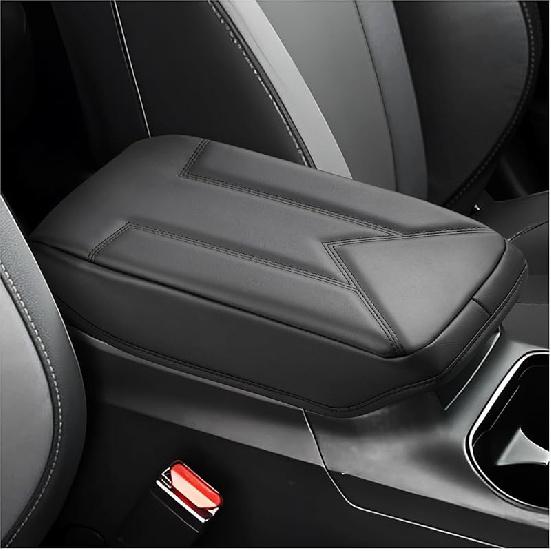 FIILINES Накладка на центральную консоль для Chevrolet Chevy Colorado/GMC Canyon 2015-, С потайными карманамиНакладка-подушка на подлокотник Защитная накладка Colorado/Canyon