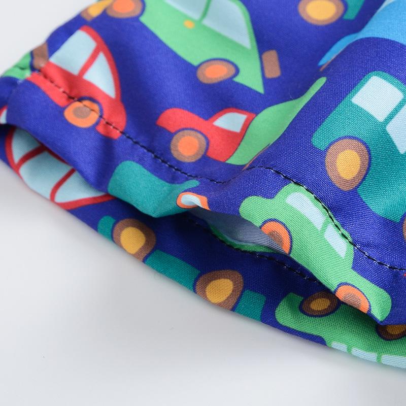 Весенние и летние повседневные шорты для мальчиков, модные пляжные шорты с принтом