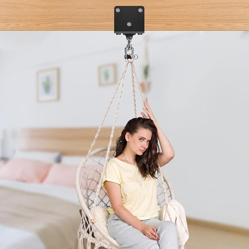 Punching Bag Hanger Wood Beam Hook Bracket 360 Rotating Boxing Bag Ceiling Mount Beam Mount Hardware for Boxing