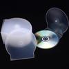 1/3Pcs Transparent Plastic Single Piece Round Disc Case Cd Case Thickened Cd Dvd Disc Box Disc Case Storage Box